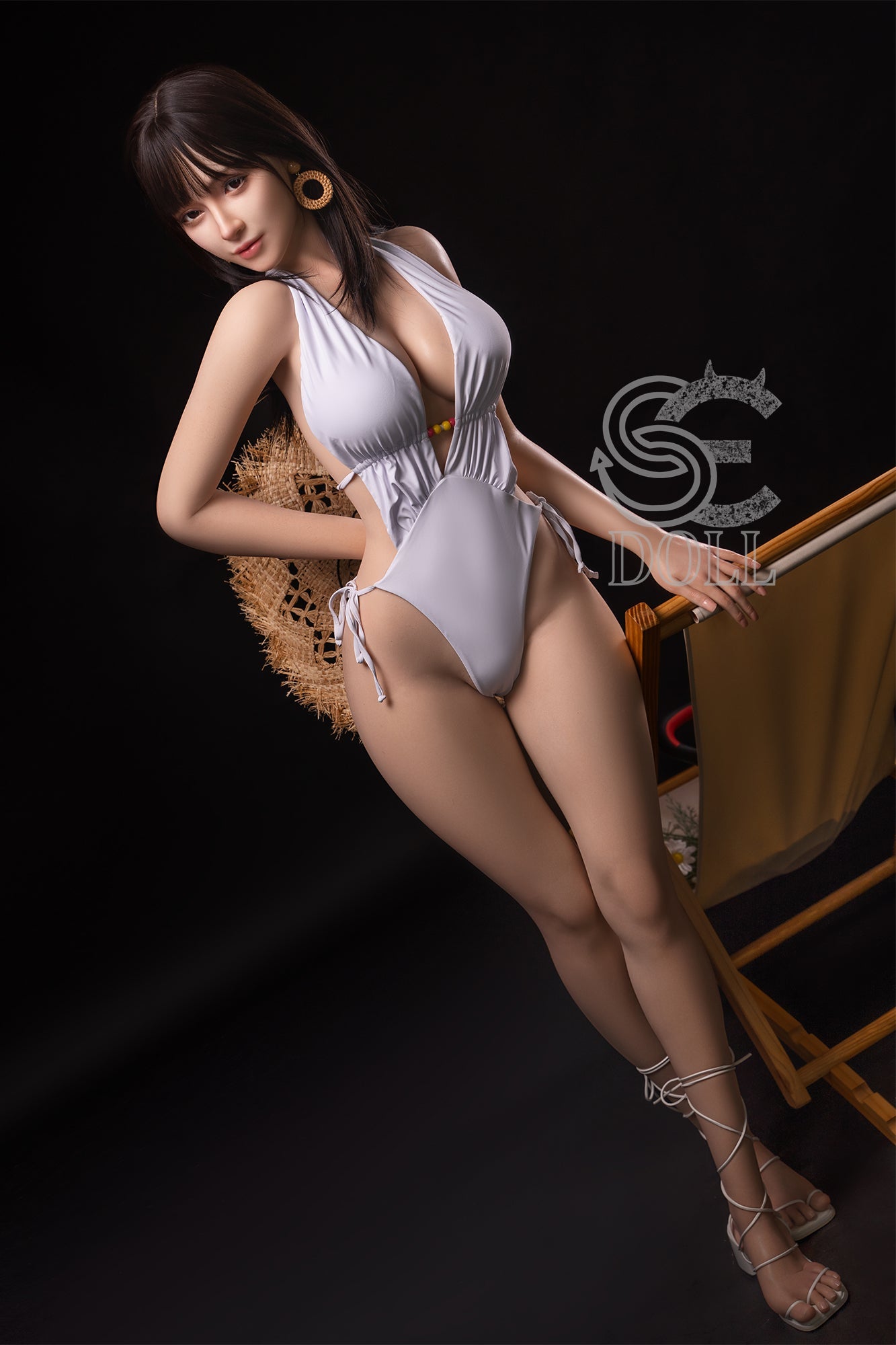 EU In Stock - 165cm/5ft5 C-cup Full Silicone Sex Doll SES008 Head#068SOF - Annika.F