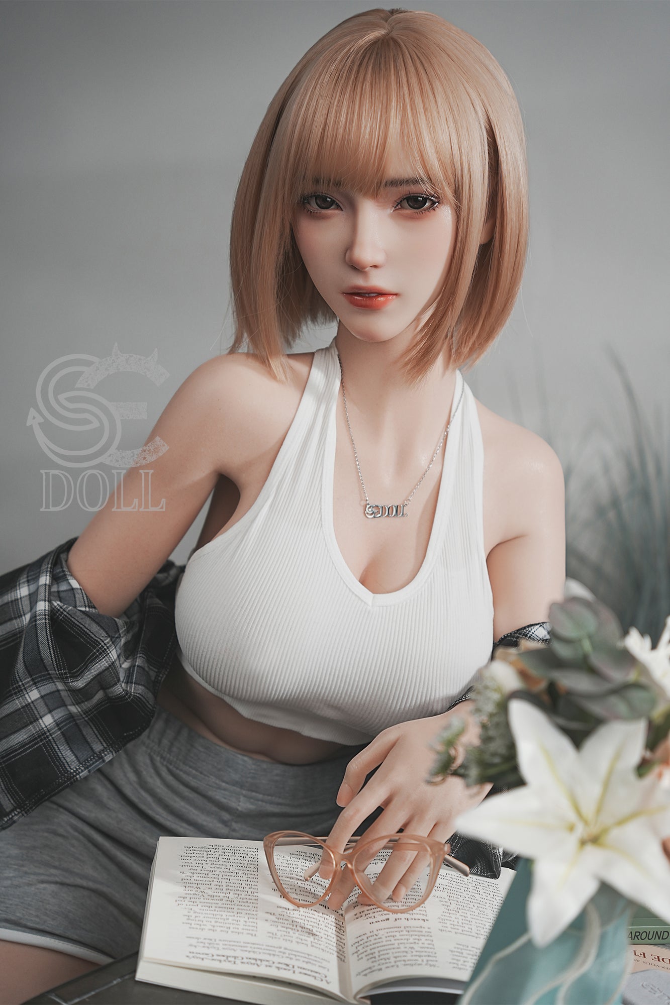 161cm/5ft3 E-cup Full Silicone Sex Doll SES024 Head#130SC - Bridget.A