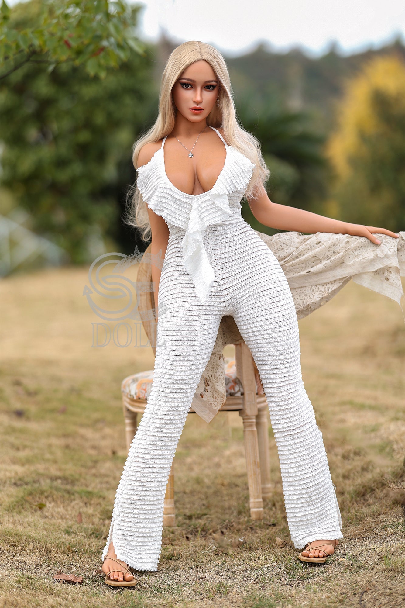 T157cm/5ft2 I-cup Real Skin Texture Silicone Sex Doll SES045 Head #135SC - Xena.C