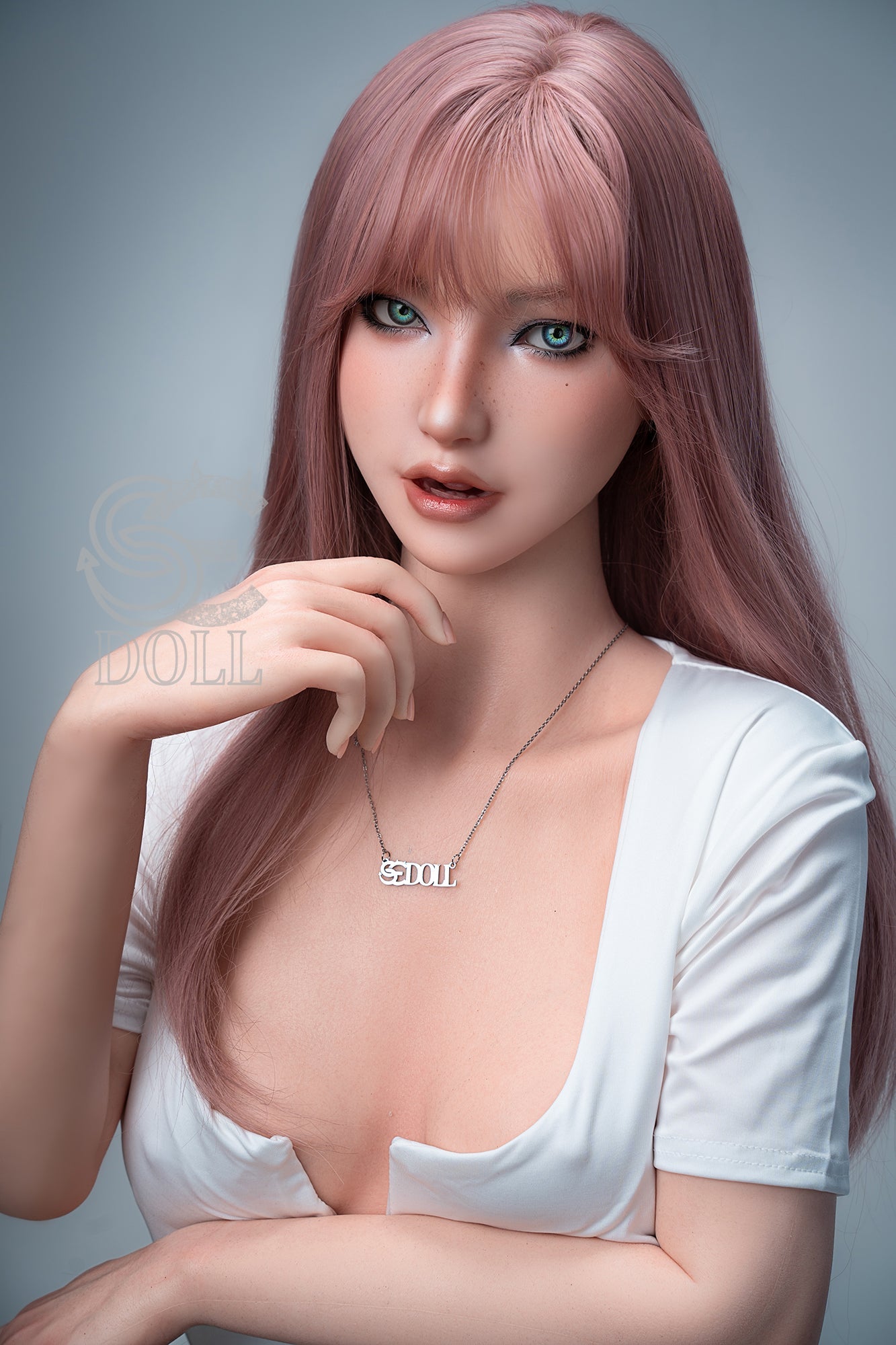 T160cm/5ft3 C-cup Real Skin Texture Silicone Sex Doll SES054 Head#130SO - Bridget.D