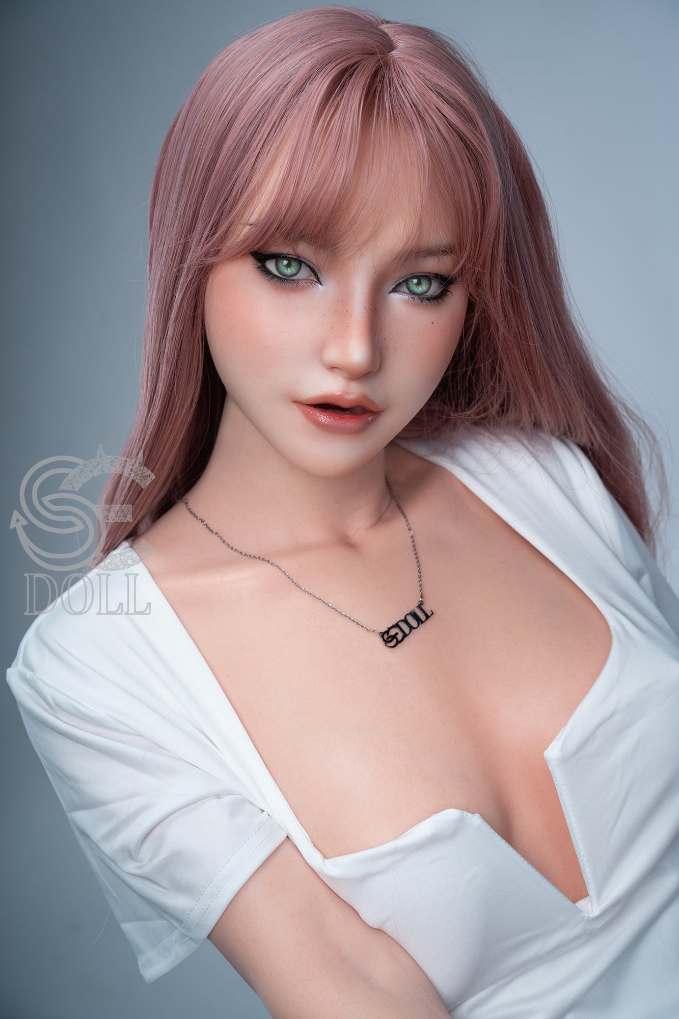 T160cm/5ft3 C-cup Real Skin Texture Silicone Sex Doll SES054 Head#130SO - Bridget.D
