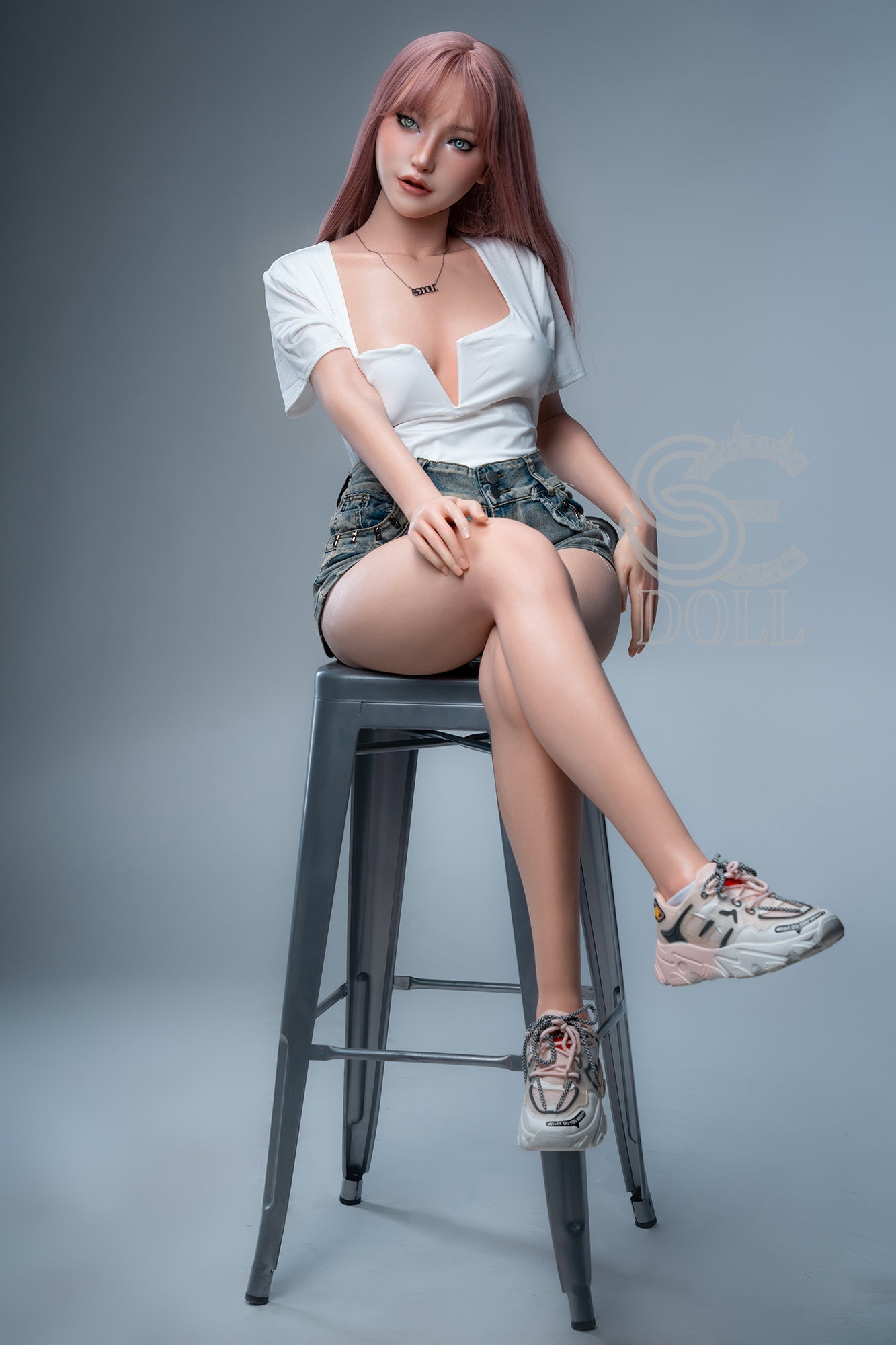 T160cm/5ft3 C-cup Real Skin Texture Silicone Sex Doll SES054 Head#130SO - Bridget.D