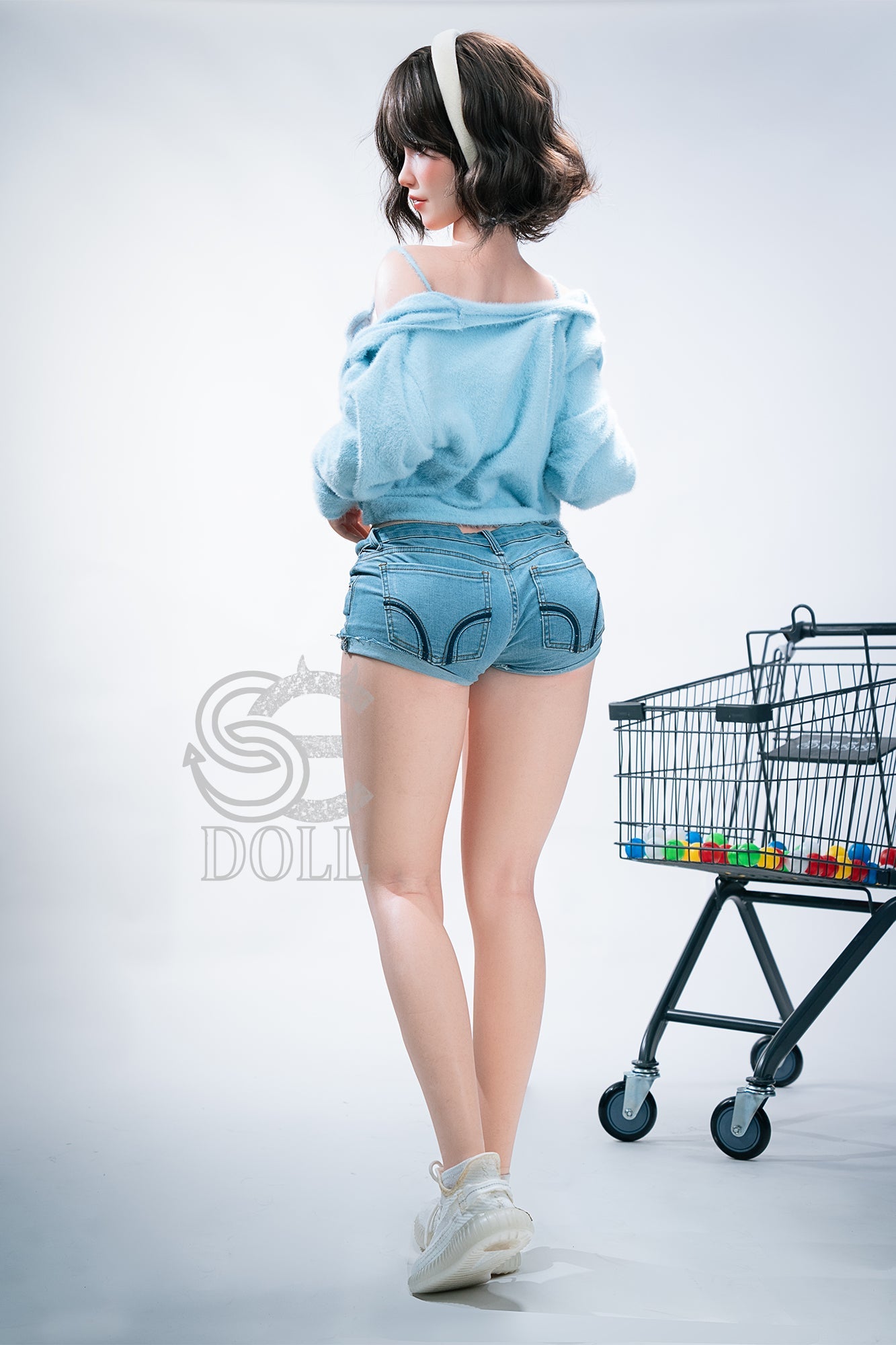 T161cm/5ft3 C-cup Real Skin Texture Silicone Sex Doll SES056 Head#021SC - Sylvia.A