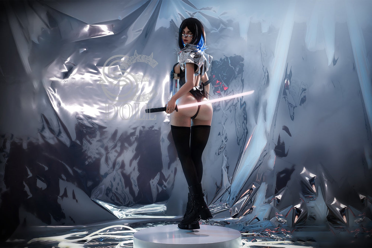 161cm/5ft3 E-cup Full Silicone Sex Doll SES059 Head#130SO -  Bridget.E