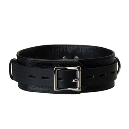 Leather Deluxe Locking Collar