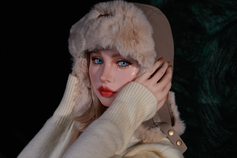 ❤️CLM Ultra❤️ 157cm/5ft2 Silicone Sex Doll SiQ157cm - Miko Cinnamon