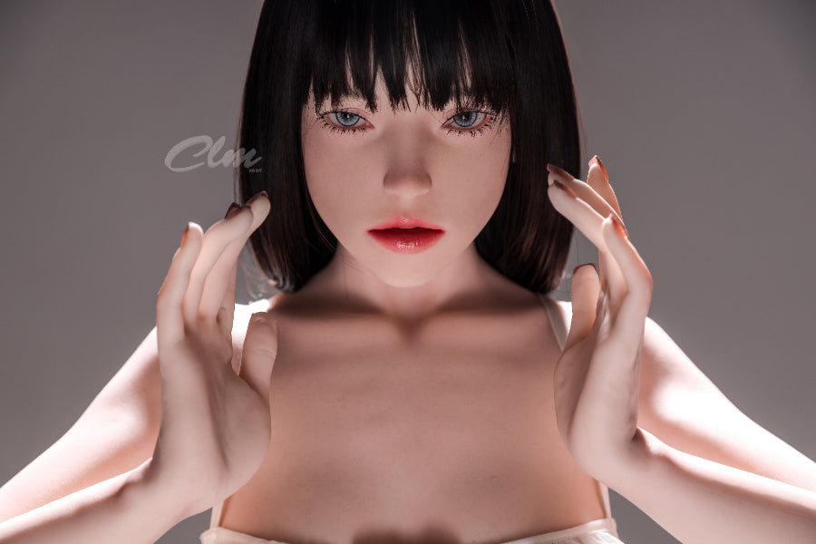 ❤️CLM Ultra❤️  157cm/5ft2 D-Cup Full Silicone Movable Jaw Sex Doll SiQ157 - Gimogi