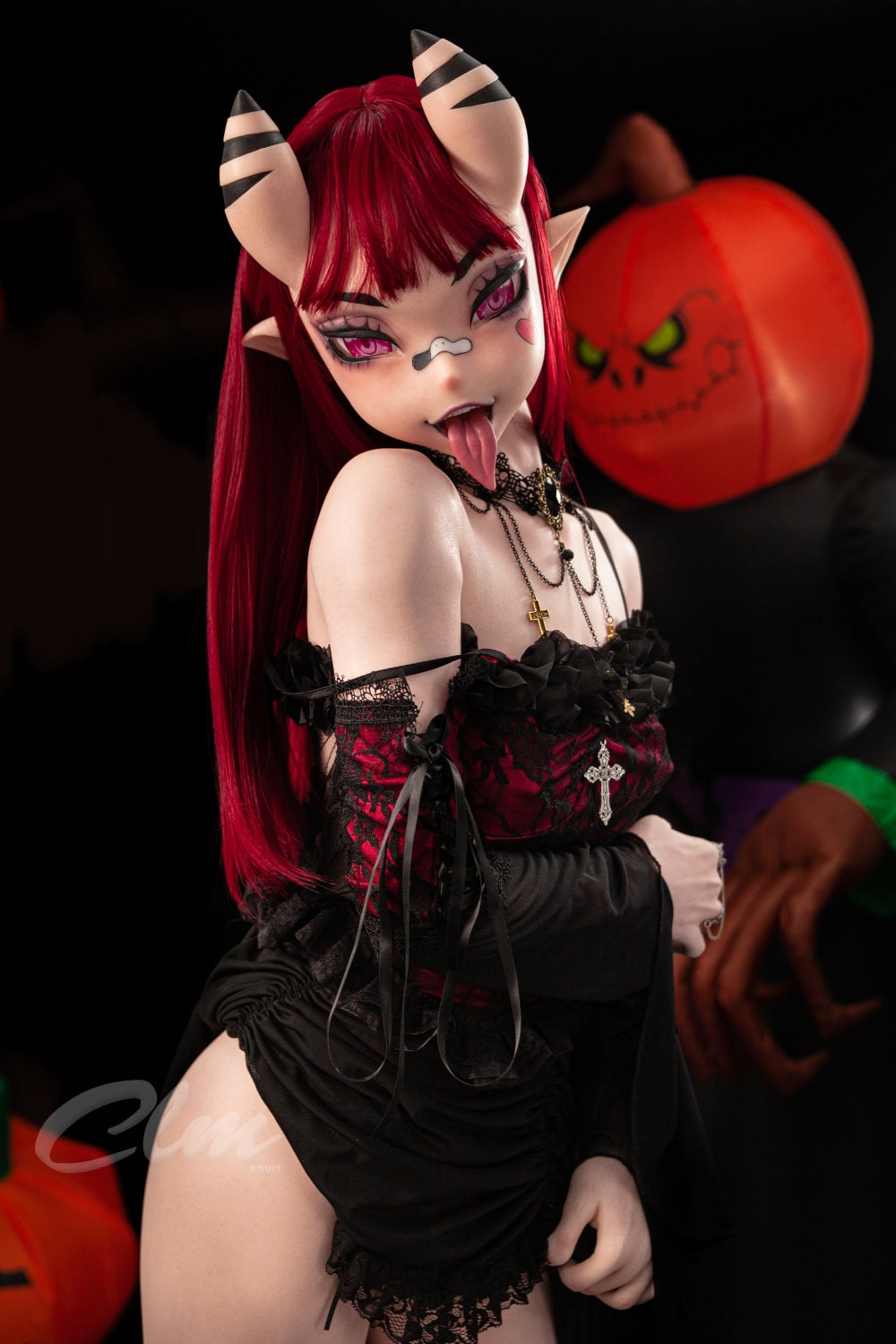 ❤️CLM Ultra❤️ 157cm/5ft2 Halloween Style Silicone Sex Doll SiQ157cm - Meru