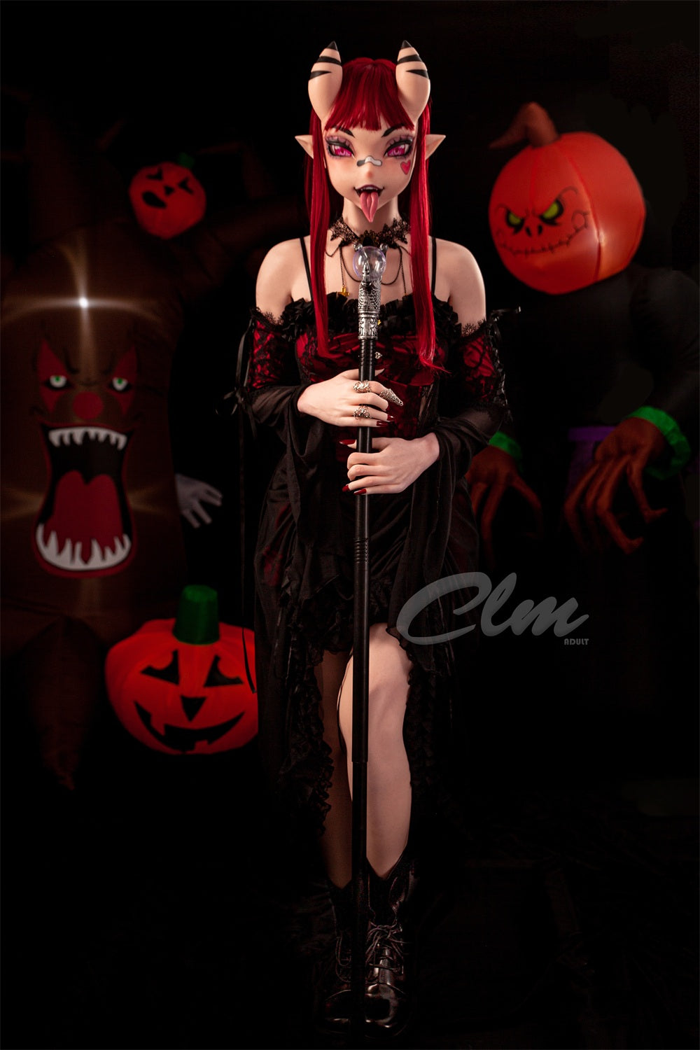❤️CLM Ultra❤️ 157cm/5ft2 Halloween Style Silicone Sex Doll SiQ157cm - Meru