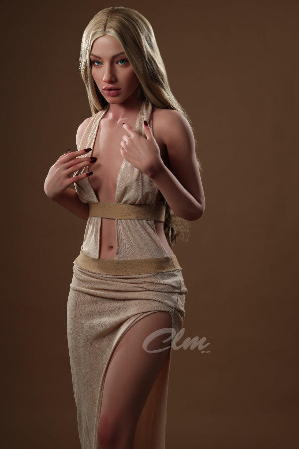 ❤️CLM Ultra❤️  157cm/5ft2 D-Cup Full Silicone Movable Jaw Sex Doll SiQ157 - Sola