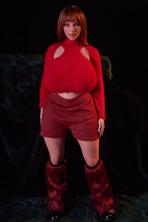 ❤️CLM Ultra❤️ 161cm/5ft3 Christmas Style Silicone Sex Doll SiR161 -Vica Black