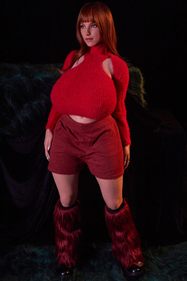 ❤️CLM Ultra❤️ 161cm/5ft3 Christmas Style Silicone Sex Doll SiR161 -Vica Black