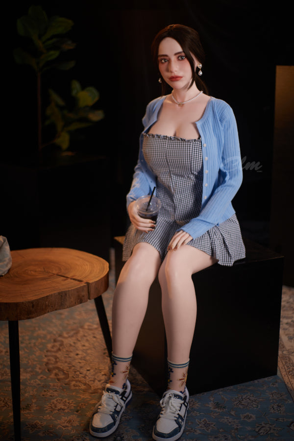 ❤️CLM Ultra❤️ 163cm/5ft4 Silicone Sex Doll SiT163 - Tiffany(Cinnamon)