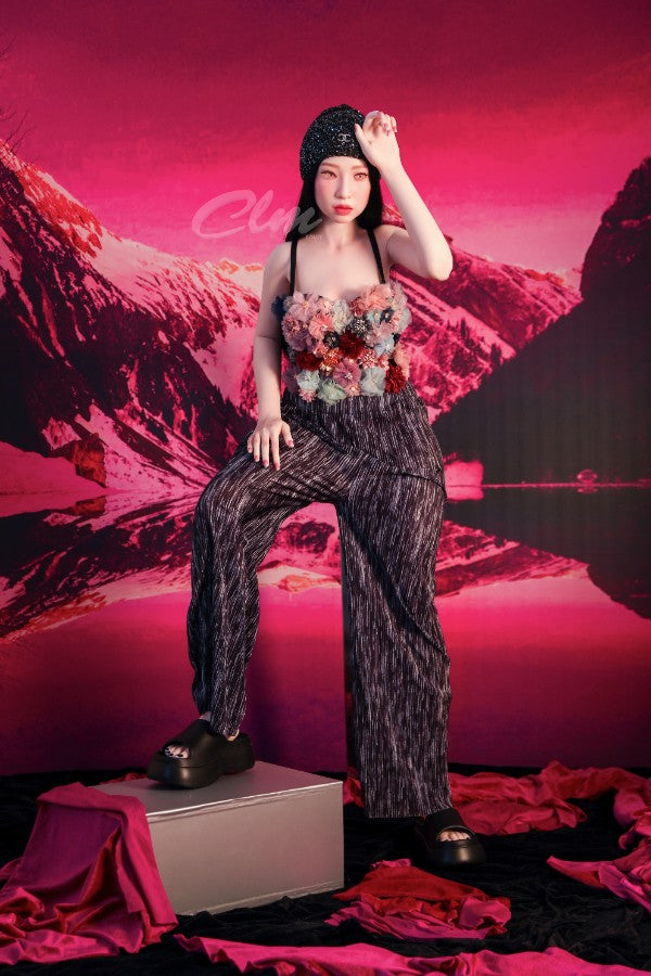 ❤️CLM Ultra❤️ 160cm/5ft3 Silicone Sex Doll SiW160 - Janice(Cinnamon)