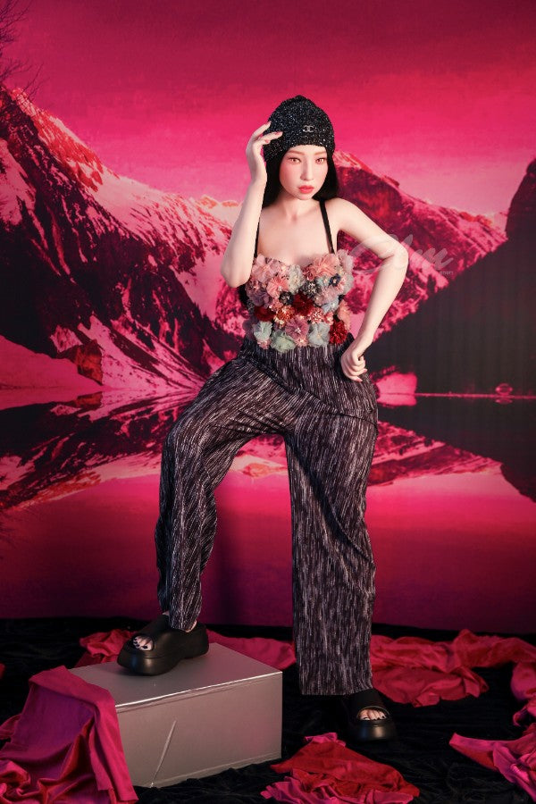 ❤️CLM Ultra❤️ 160cm/5ft3 Silicone Sex Doll SiW160 - Janice(Cinnamon)