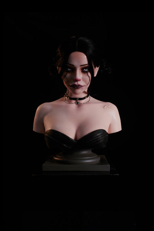 ❤️CLM Ultra❤️ Silicone Bust Sex Torso With Head