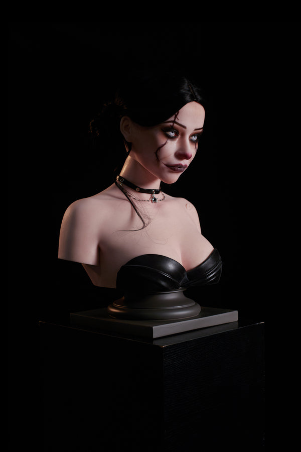 ❤️CLM Ultra❤️ Silicone Bust Sex Torso With Head