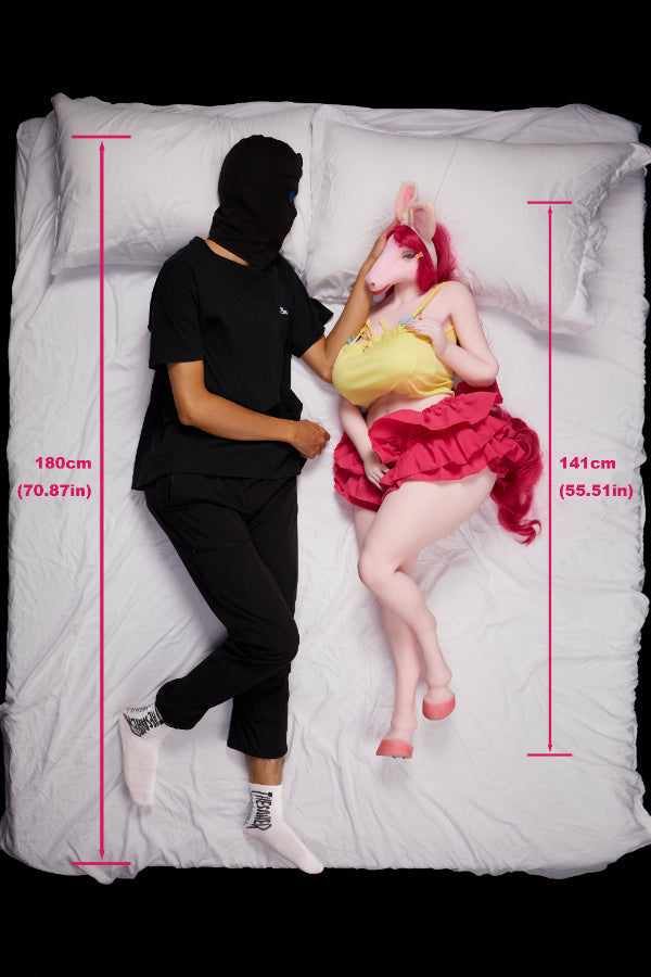 ⭐️CLM Pro⭐️ FD141cm/4ft8 G-Cup Big Breast Silicone Head Movable Jaw Sex Doll - Monie