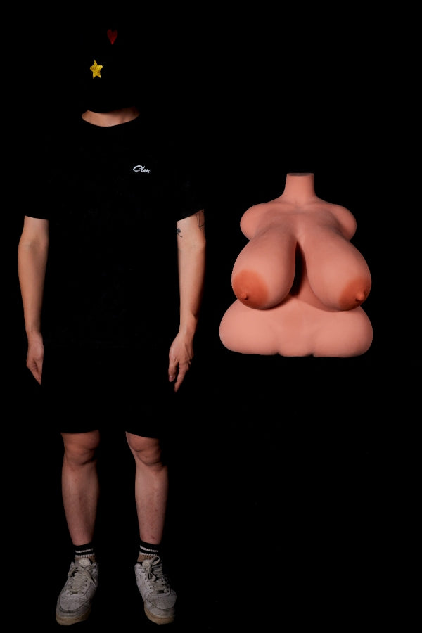 CLM ClassicBig Breast STPE Torso Sex Doll #58 Black Skin BKC CLM ClassicBig Breast STPE Torso Sex Doll #58 Black Skin BKC
