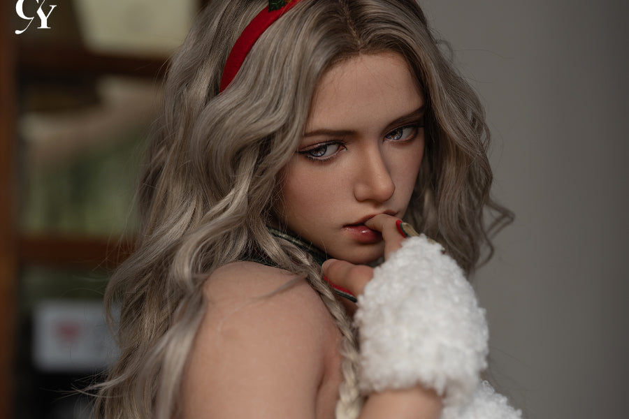 176cm/5ft9 E-Cup ROS Head Christmas Style Sex Doll - Polly