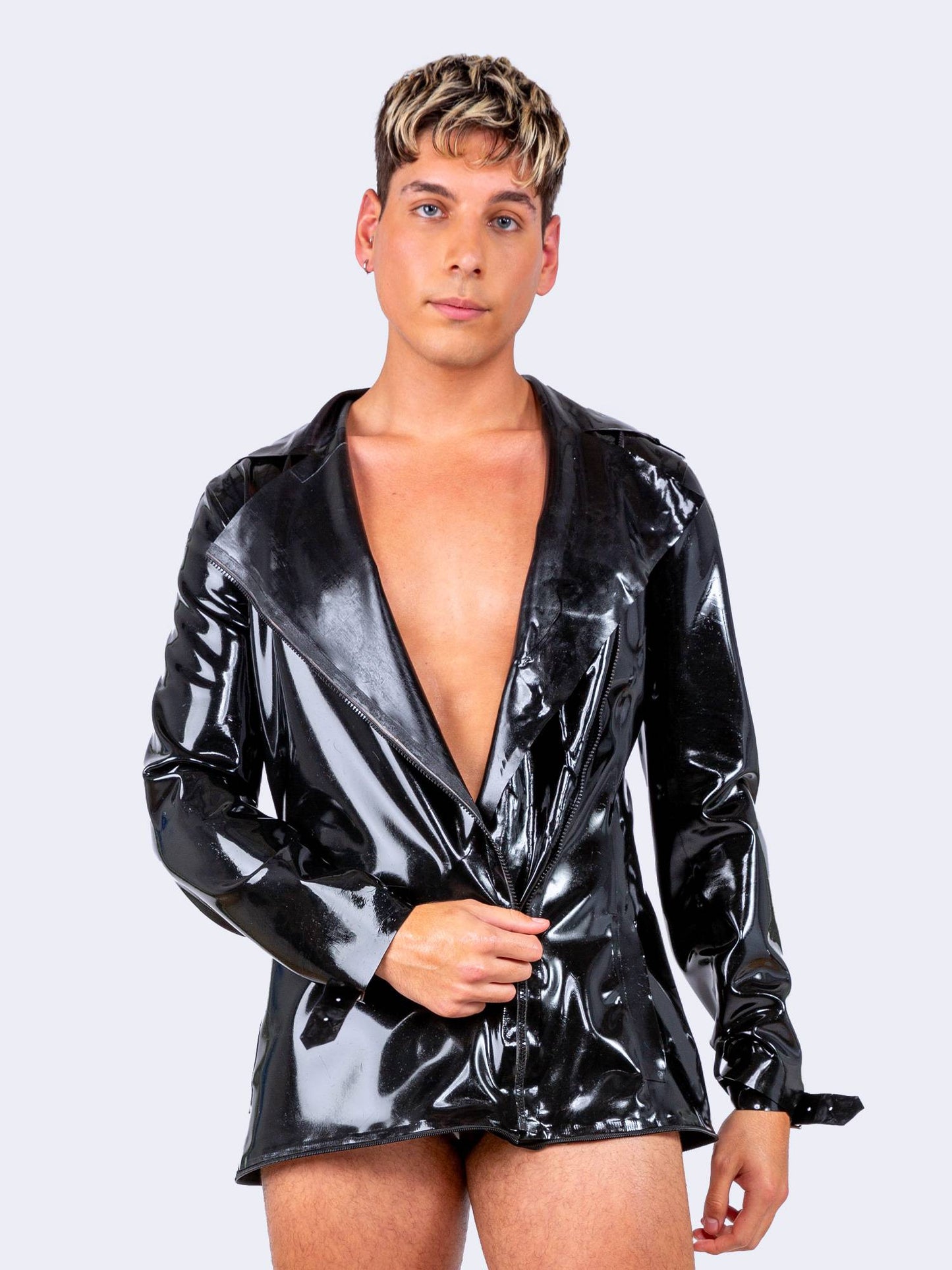 Cipher Trench Coat With Zip-Off Bottom By Bonyx