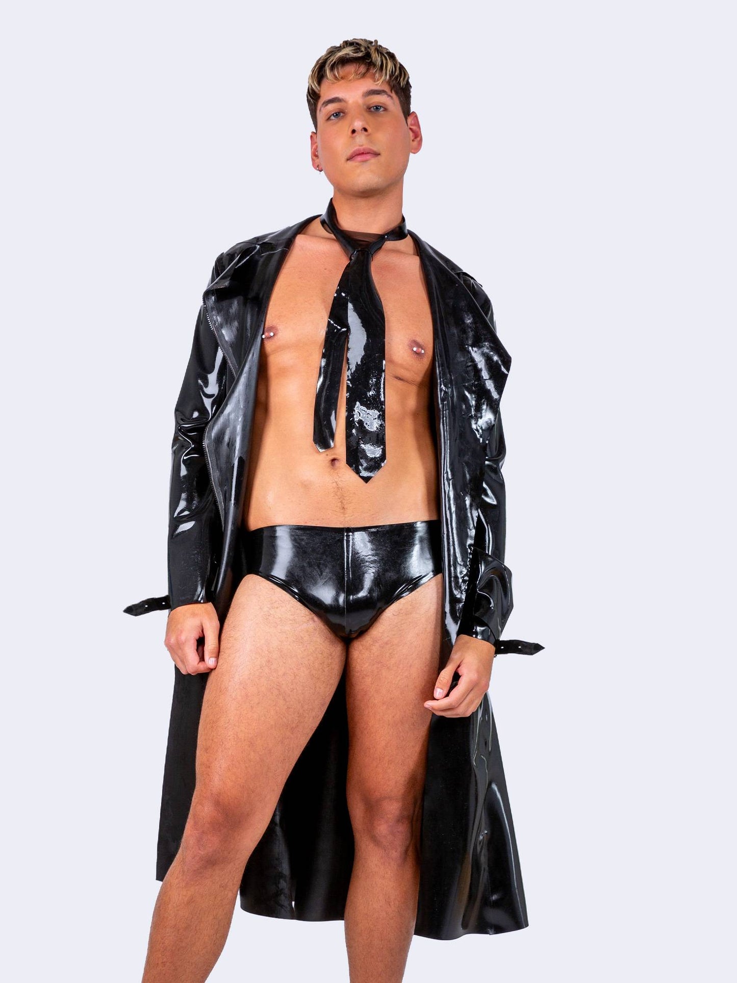 Cipher Trench Coat With Zip-Off Bottom By Bonyx