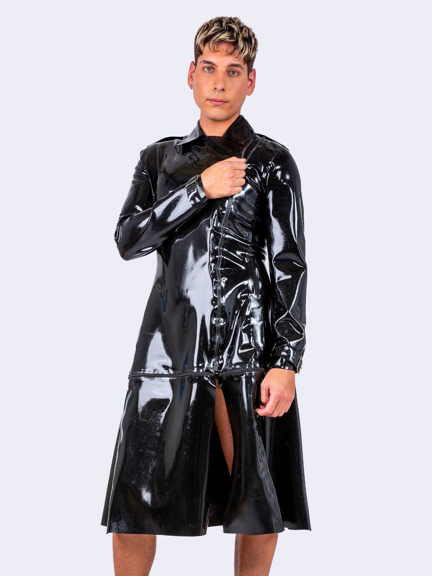 Cipher Trench Coat With Zip-Off Bottom By Bonyx