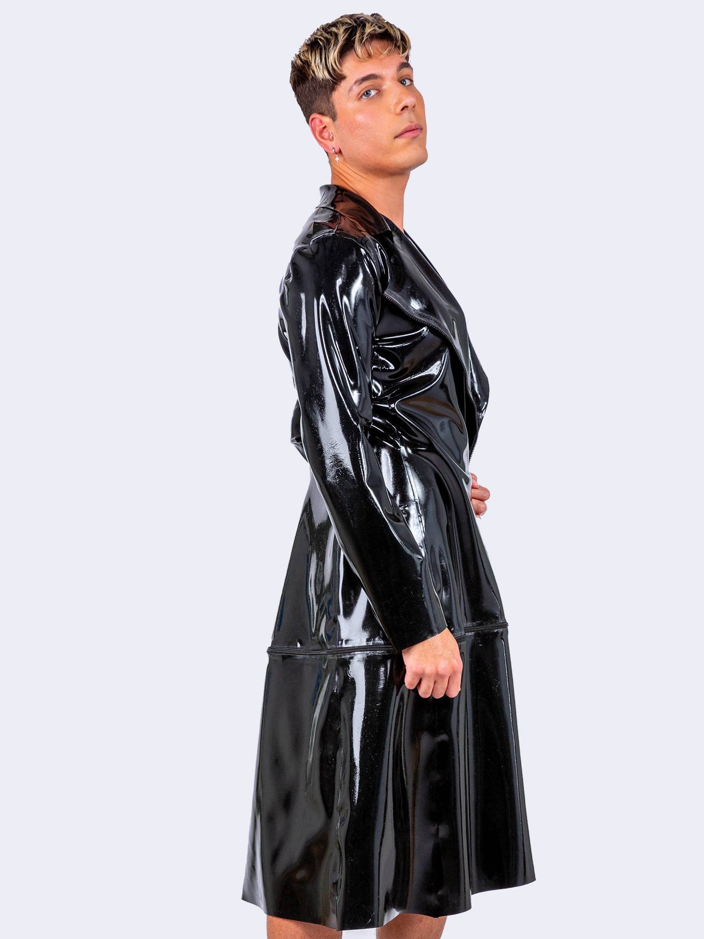 Cipher Trench Coat With Zip-Off Bottom By Bonyx