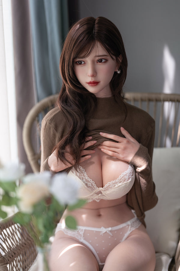 168cm/5ft6 F-Cup Silicone Head Sex Doll - Una