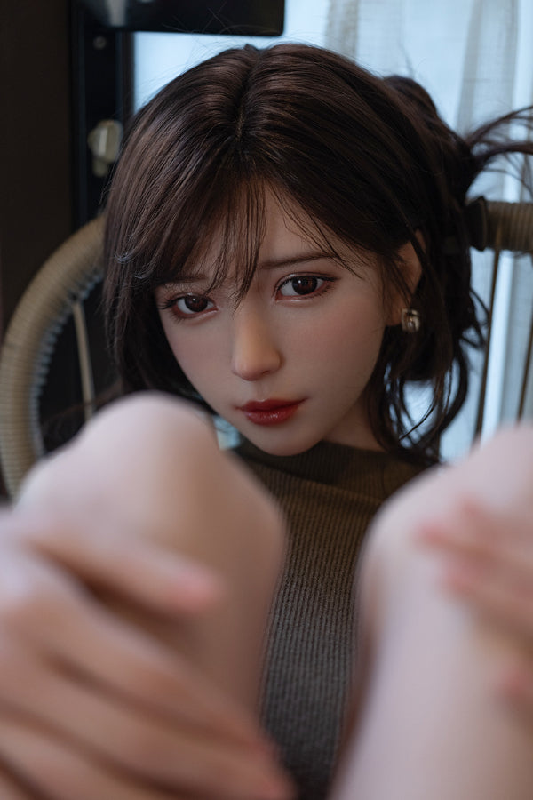 168cm/5ft6 F-Cup Silicone Head Sex Doll - Una