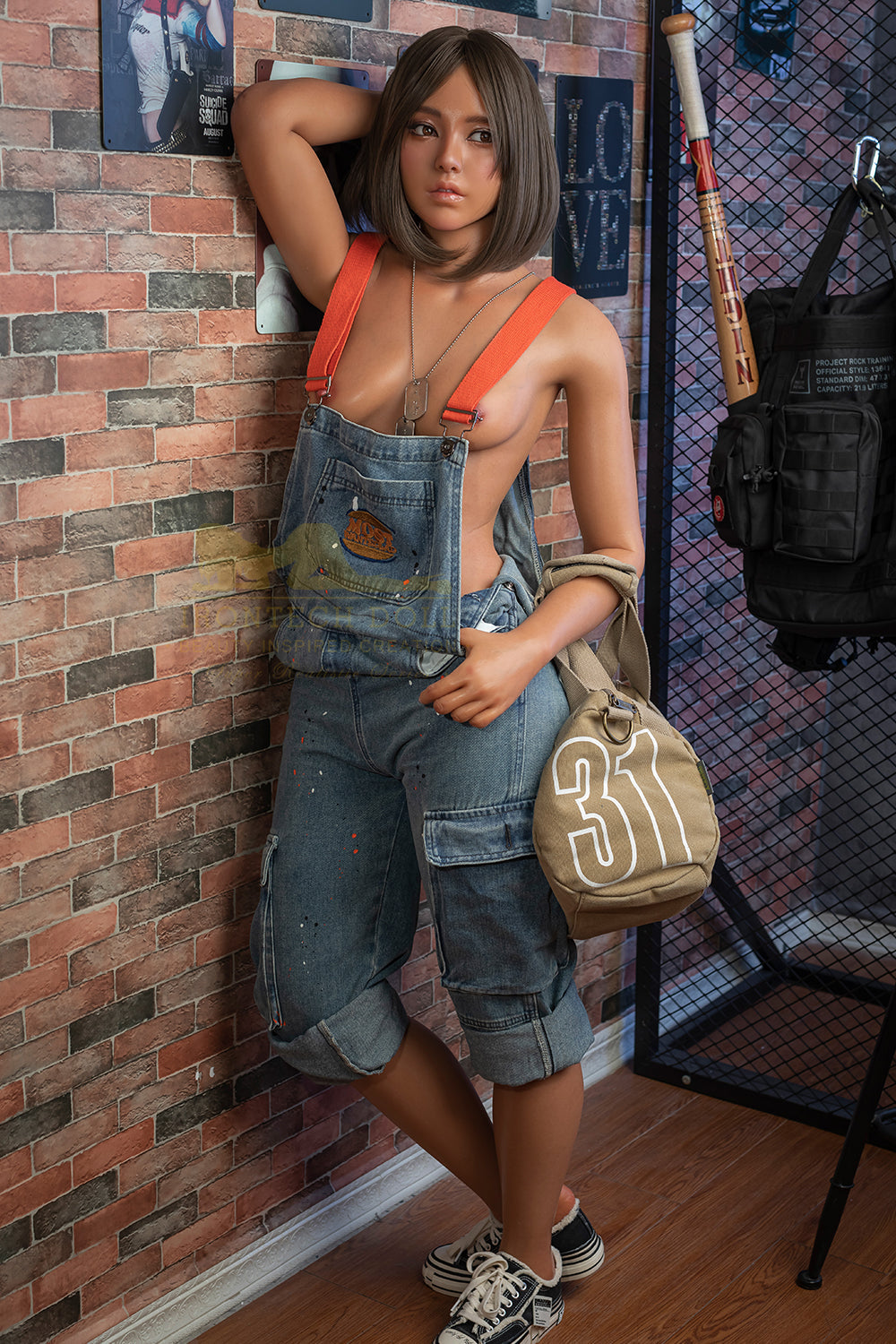 US In Stock - 162cm/5ft4 A-Cup Small Tits Silicone Love Doll with S40 Head - Eileen