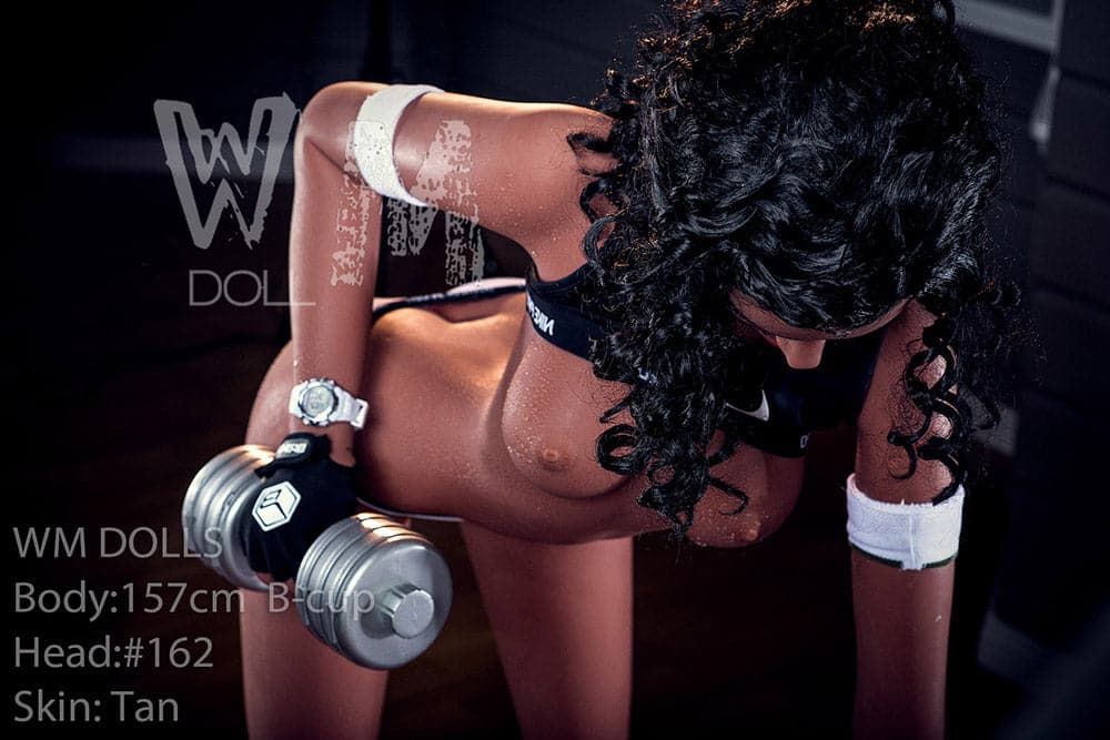 US In Stock-157cm/5ft2 B-Cup Super Real Athletic TPE Sex Doll with #162 Head