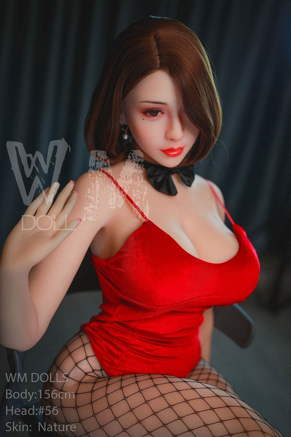 US In Stock - 156cm/5ft1 H-Cup Asian Lifelike Thick Removable Vagina S-TPE Sex Doll with #56 Head
