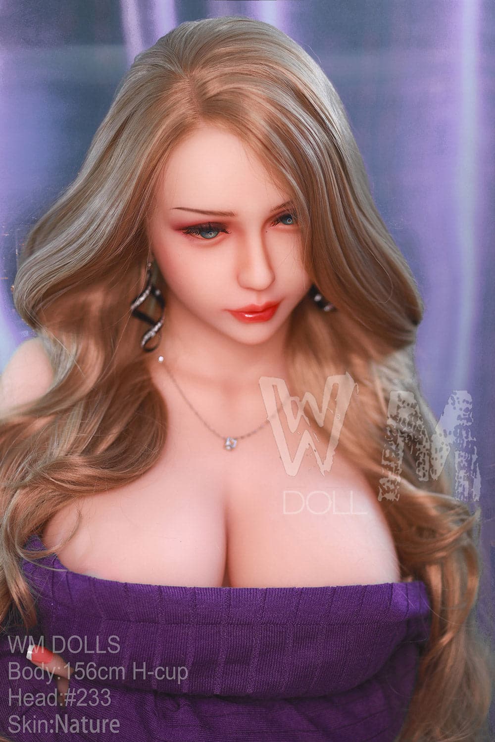 US In Stock-156cm/5ft1  H-Cup Most Realistic Big Booty S-TPE Sex Doll with #233 Head