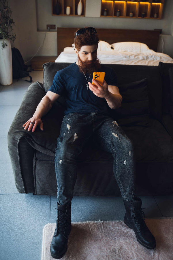 180cm/5ft10 Realistic Male Silicone Sex Doll - Draven