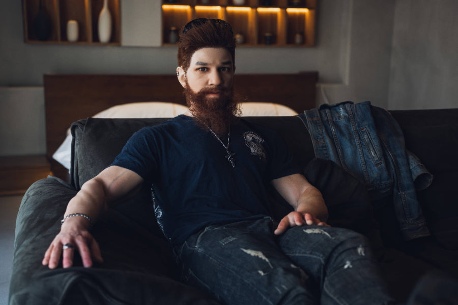 180cm/5ft10 Realistic Male Silicone Sex Doll - Draven