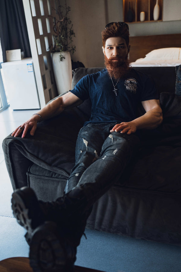 180cm/5ft10 Realistic Male Silicone Sex Doll - Draven