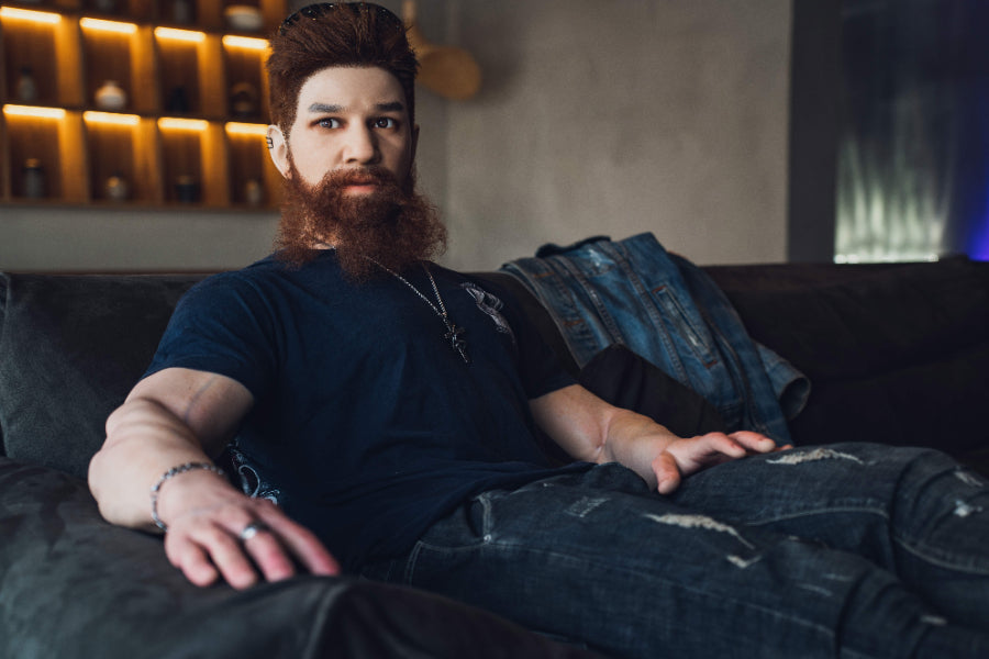 180cm/5ft10 Realistic Male Silicone Sex Doll - Draven