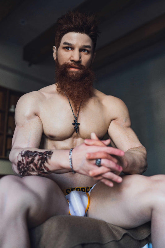 180cm/5ft10 Realistic Male Silicone Sex Doll - Draven