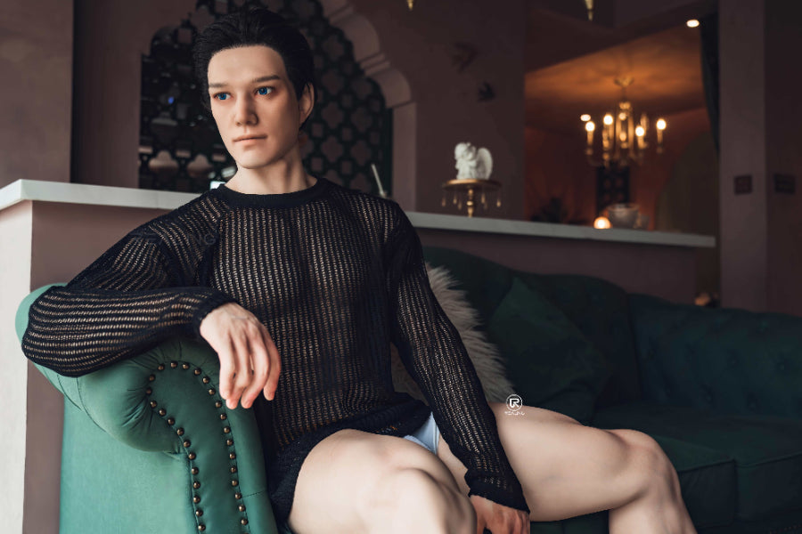 175cm/5ft9 Silicone Head Male Sex Doll - Robin