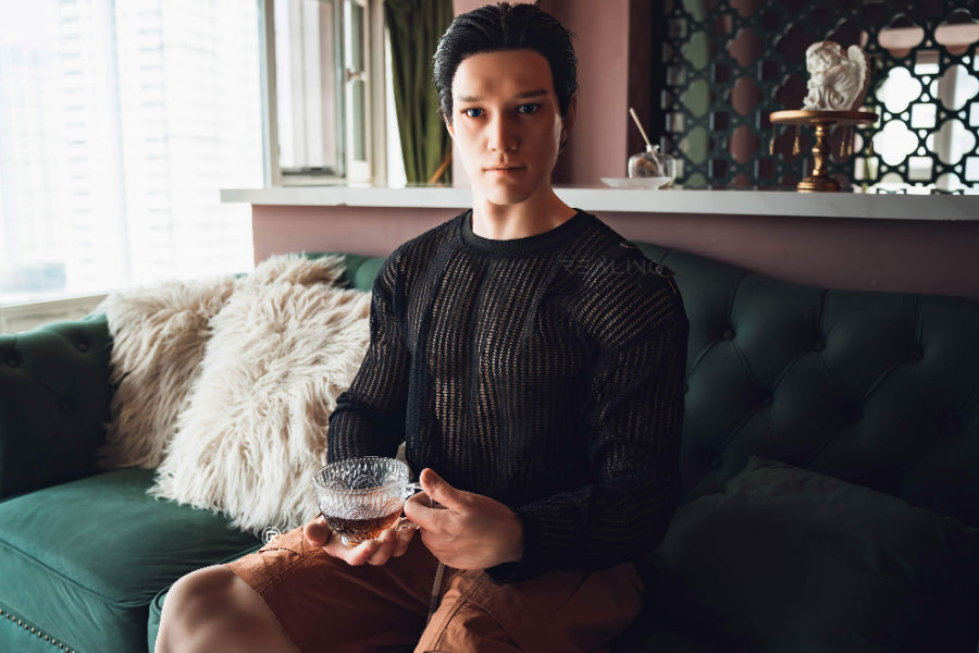 175cm/5ft9 Silicone Head Male Sex Doll - Robin