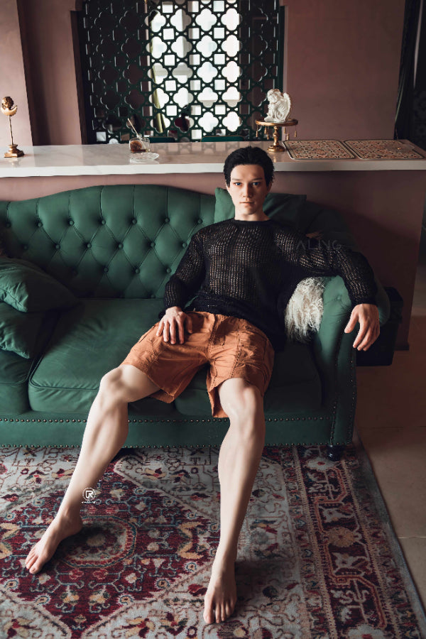 175cm/5ft9 Silicone Head Male Sex Doll - Robin