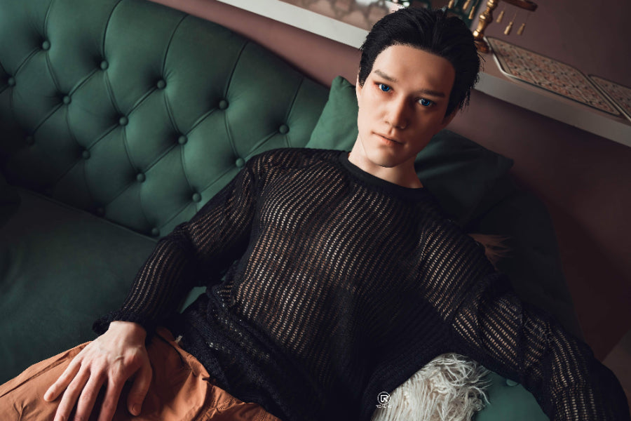 175cm/5ft9 Silicone Head Male Sex Doll - Robin