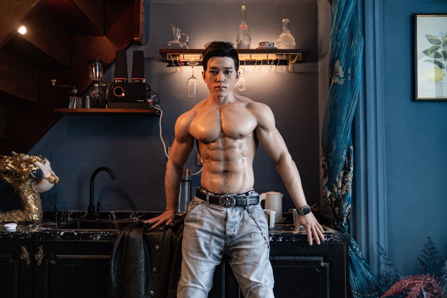 180cm/5ft10 Realistic Male Silicone Sex Doll - Hogan