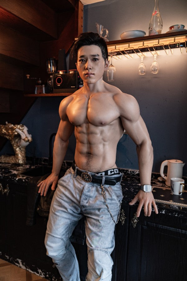 180cm/5ft10 Realistic Male Silicone Sex Doll - Hogan