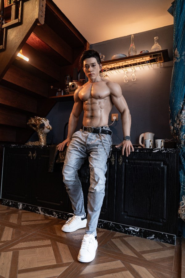 180cm/5ft10 Realistic Male Silicone Sex Doll - Hogan