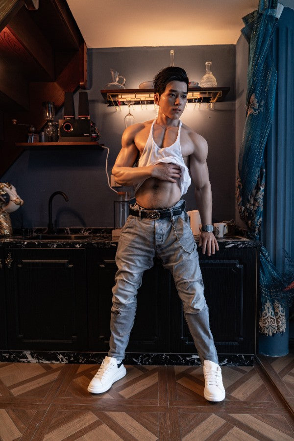 180cm/5ft10 Realistic Male Silicone Sex Doll - Hogan