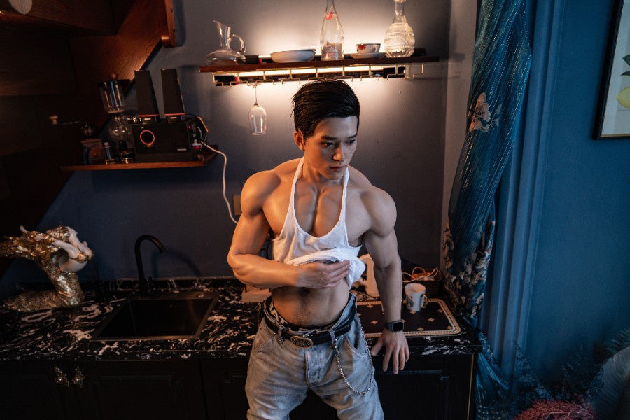 180cm/5ft10 Realistic Male Silicone Sex Doll - Hogan