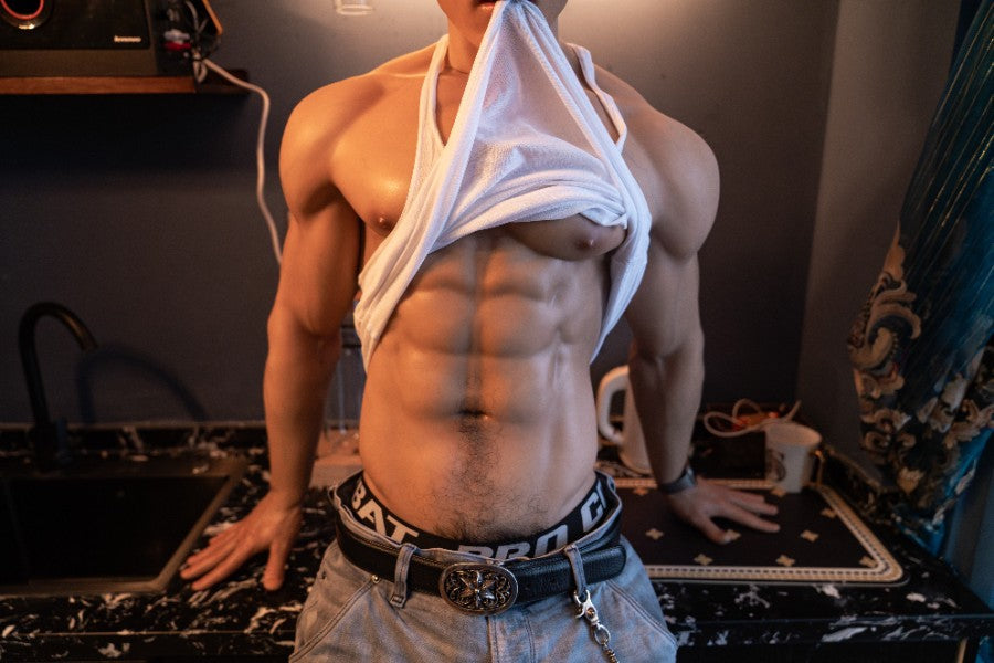 180cm/5ft10 Realistic Male Silicone Sex Doll - Hogan