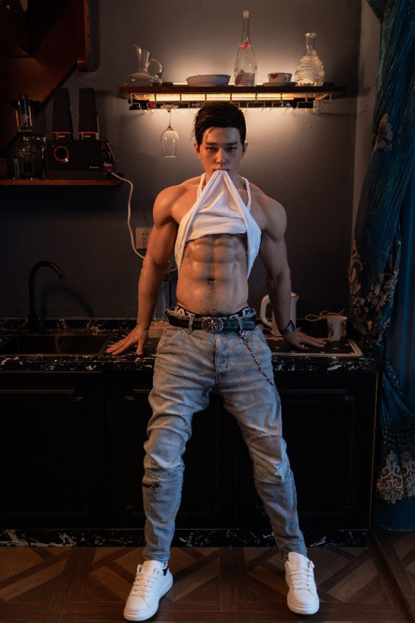 180cm/5ft10 Realistic Male Silicone Sex Doll - Hogan